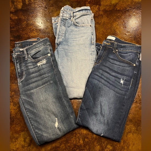 Agolde, Kancan, and Judy Blue jeans size 27 - Picture 1 of 12